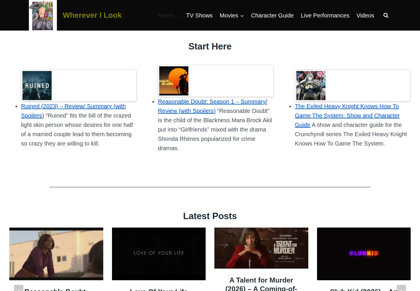Screenshot of wherever-i-look.com