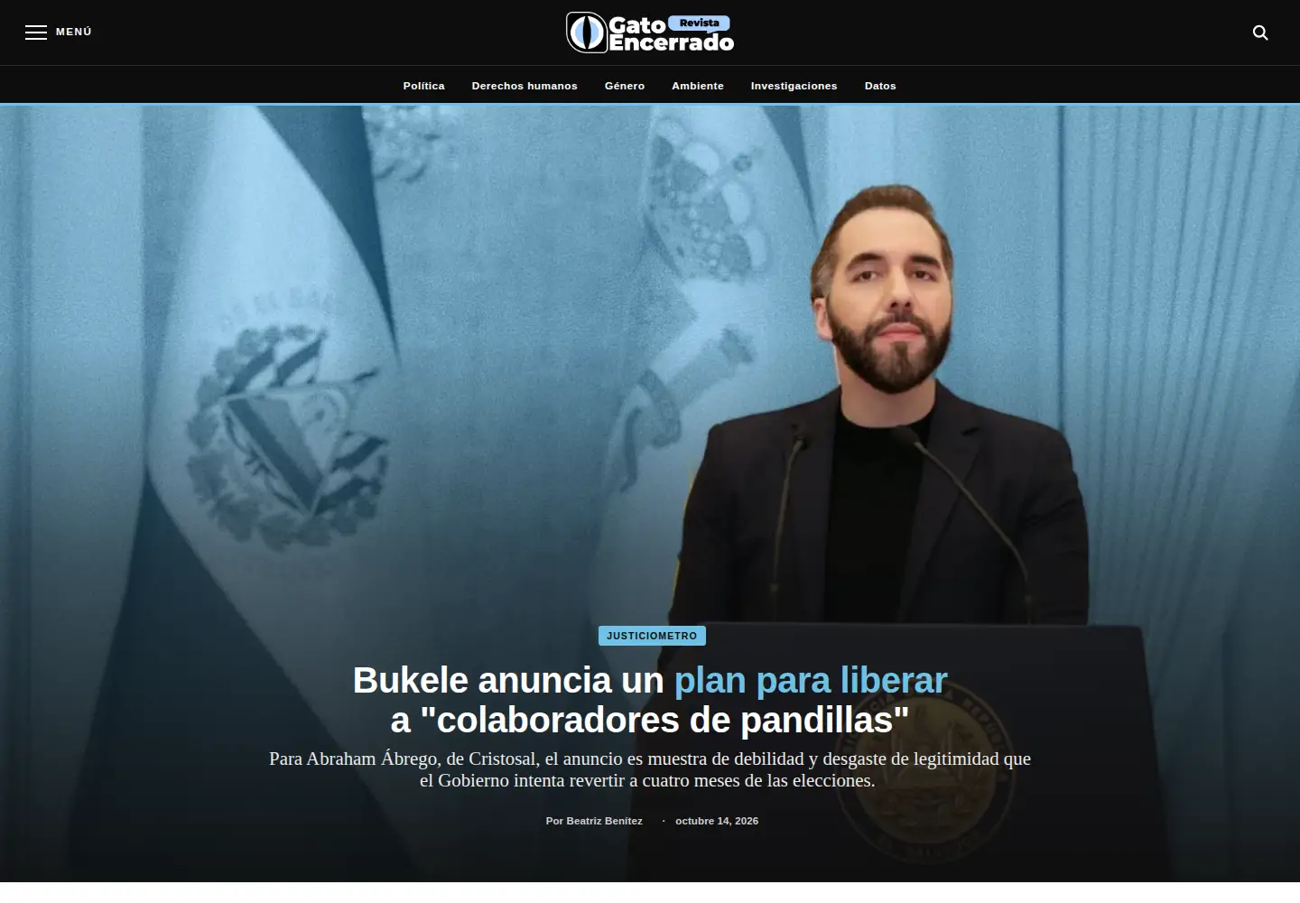 Screenshot of gatoencerrado.news