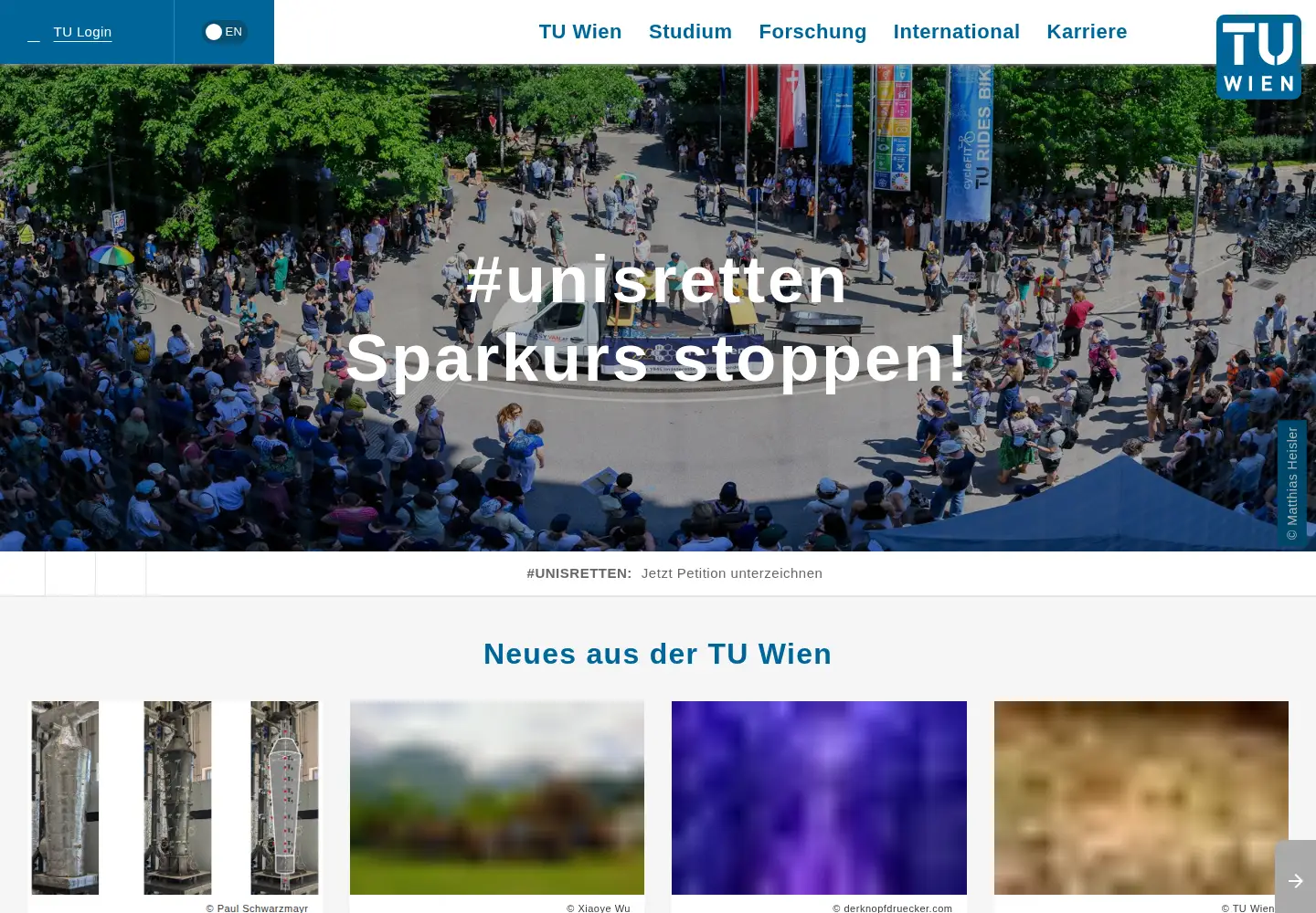 Screenshot of tuwien.ac.at