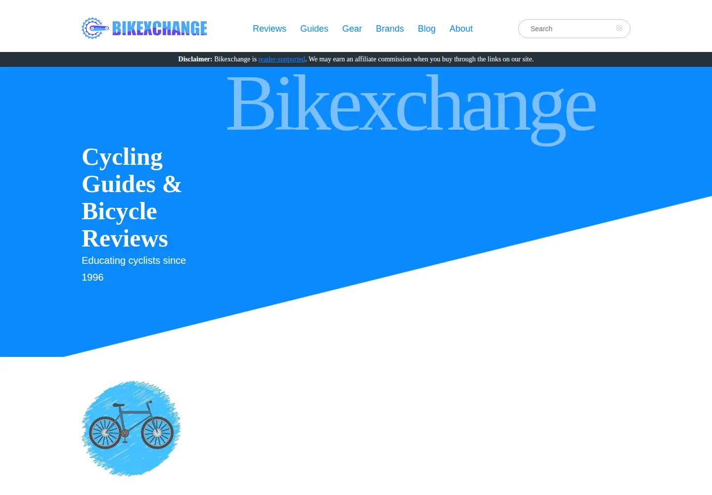 Screenshot of bikexchange.com