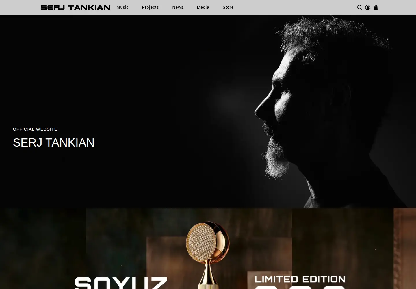 Screenshot of serjtankian.com