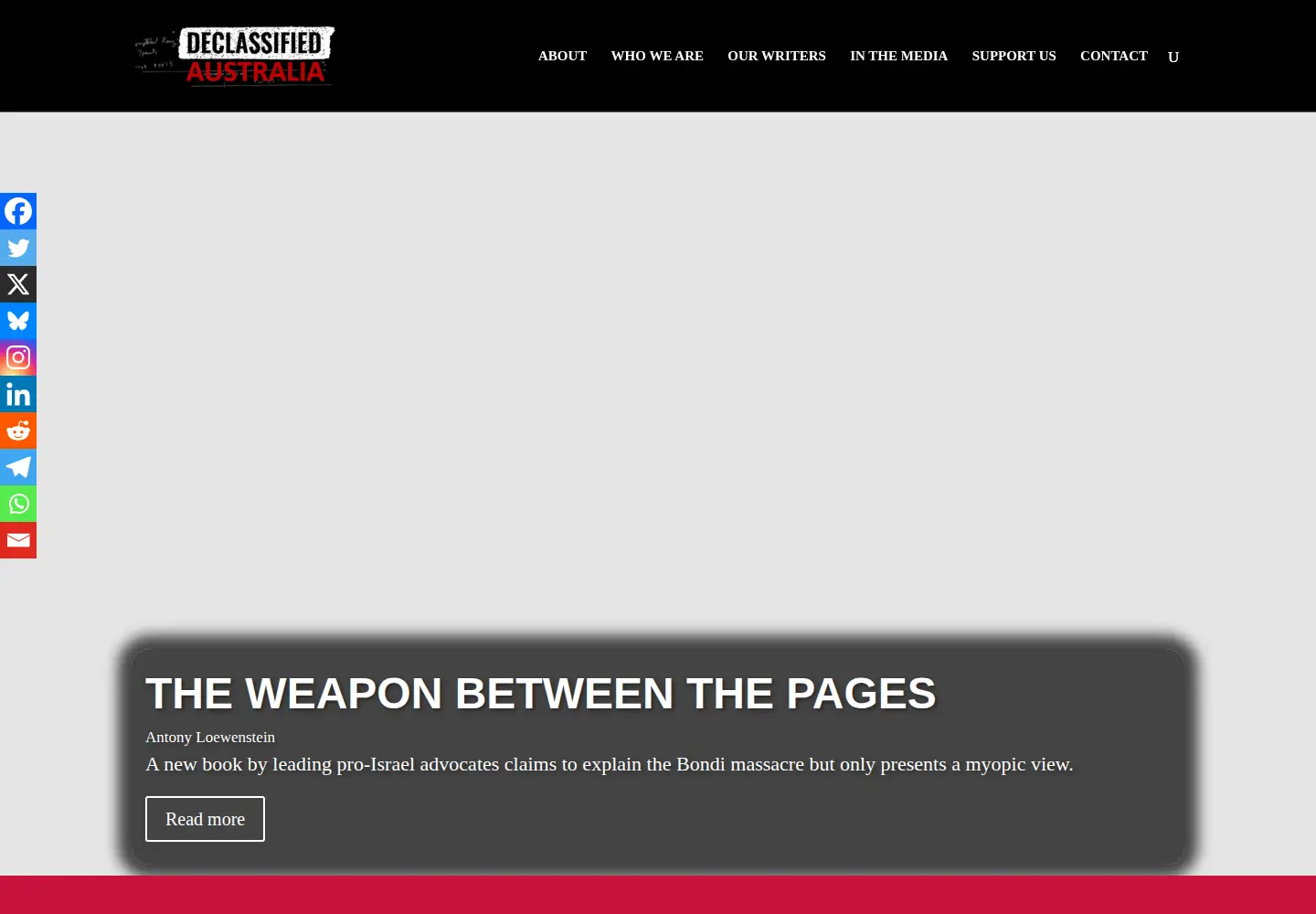 Screenshot of declassifiedaus.org
