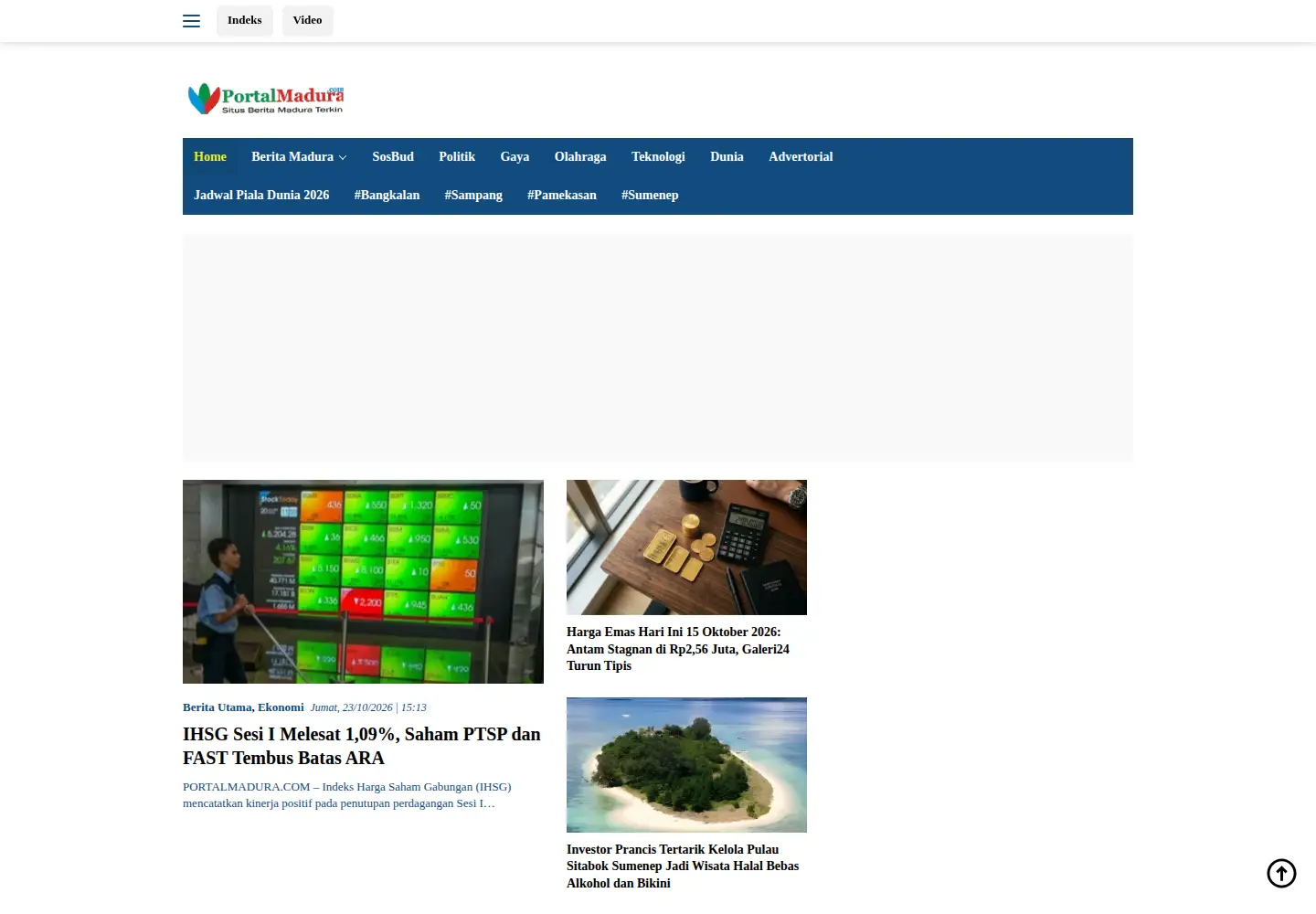 Screenshot of portalmadura.com