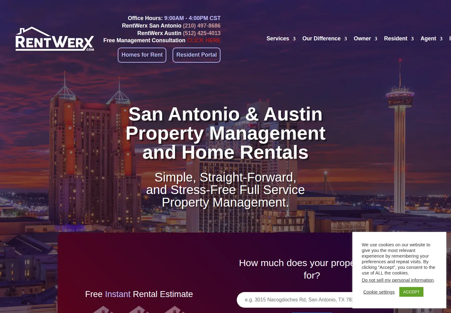 Screenshot of rentwerx.com