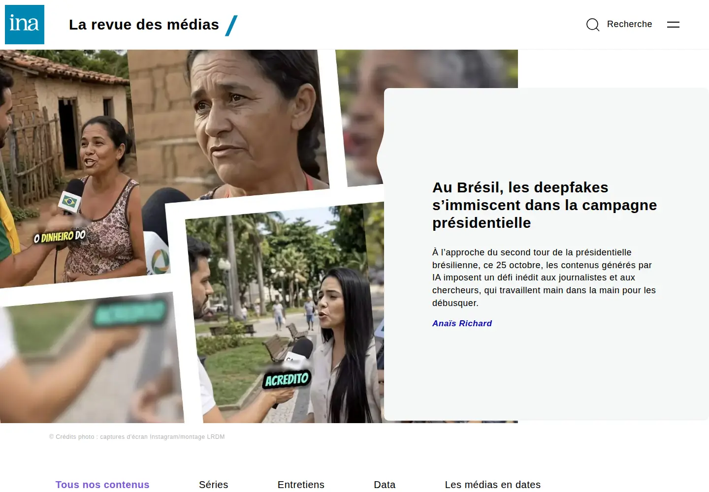 Screenshot of inaglobal.fr