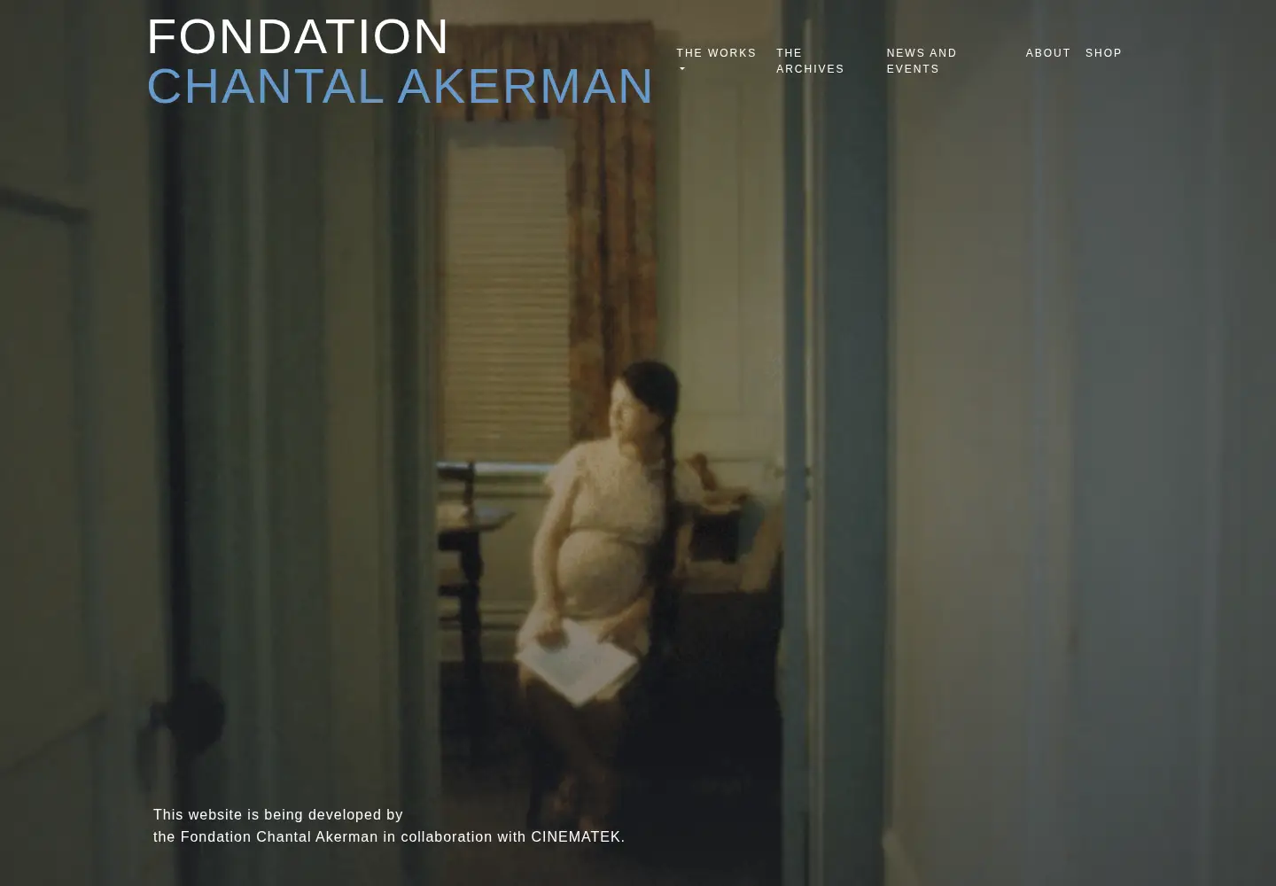 Screenshot of chantalakerman.foundation