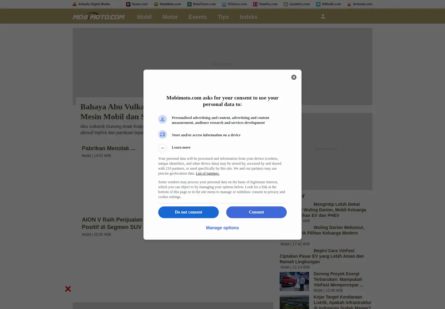 Screenshot of mobimoto.com