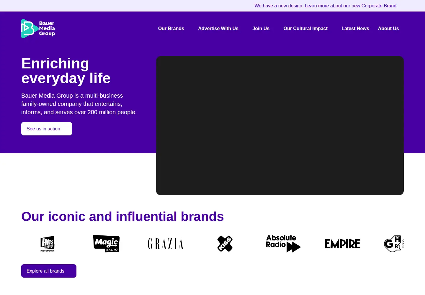 Screenshot of bauermedia.co.uk