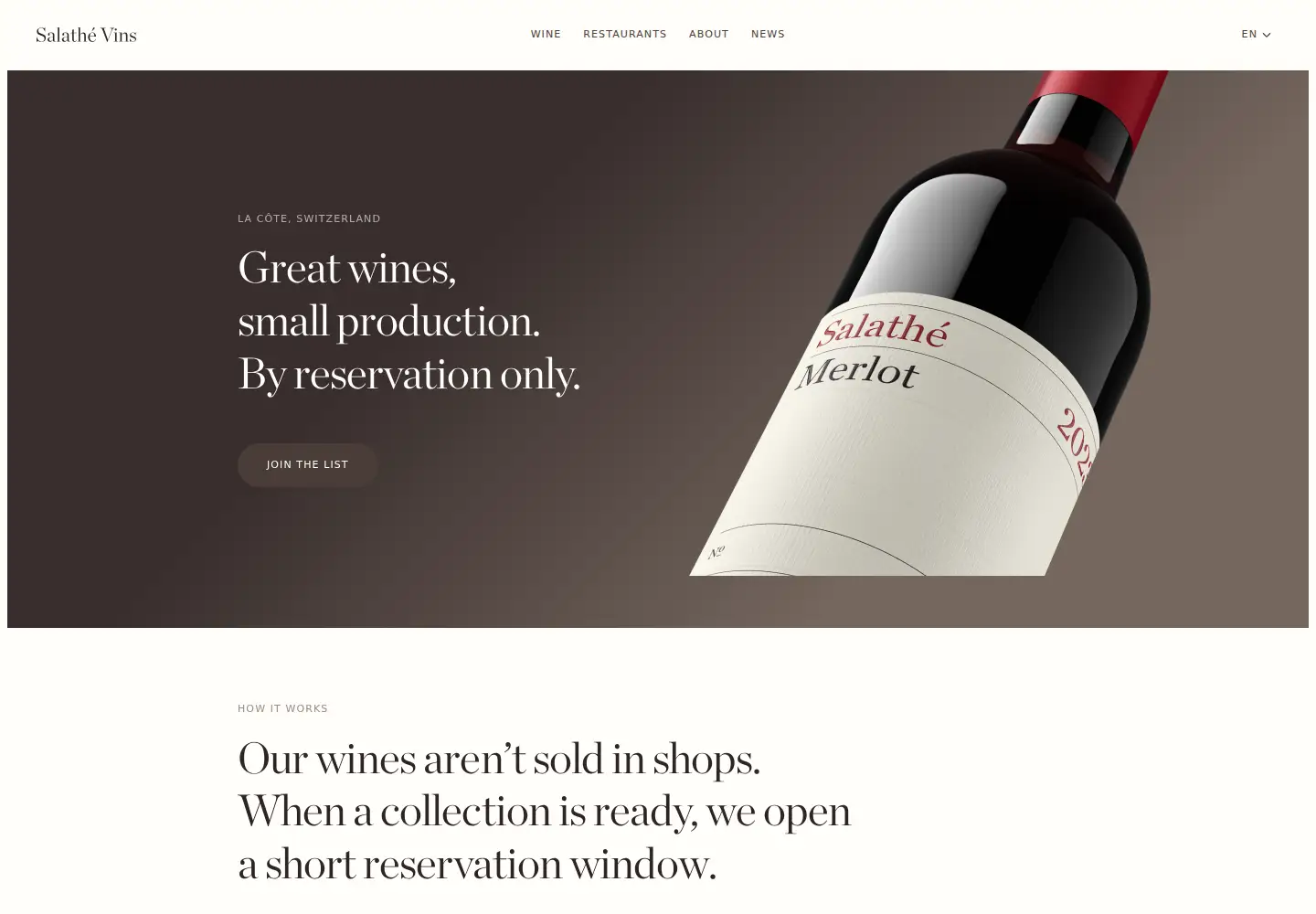 Captured homepage of salathe.com in the current scan