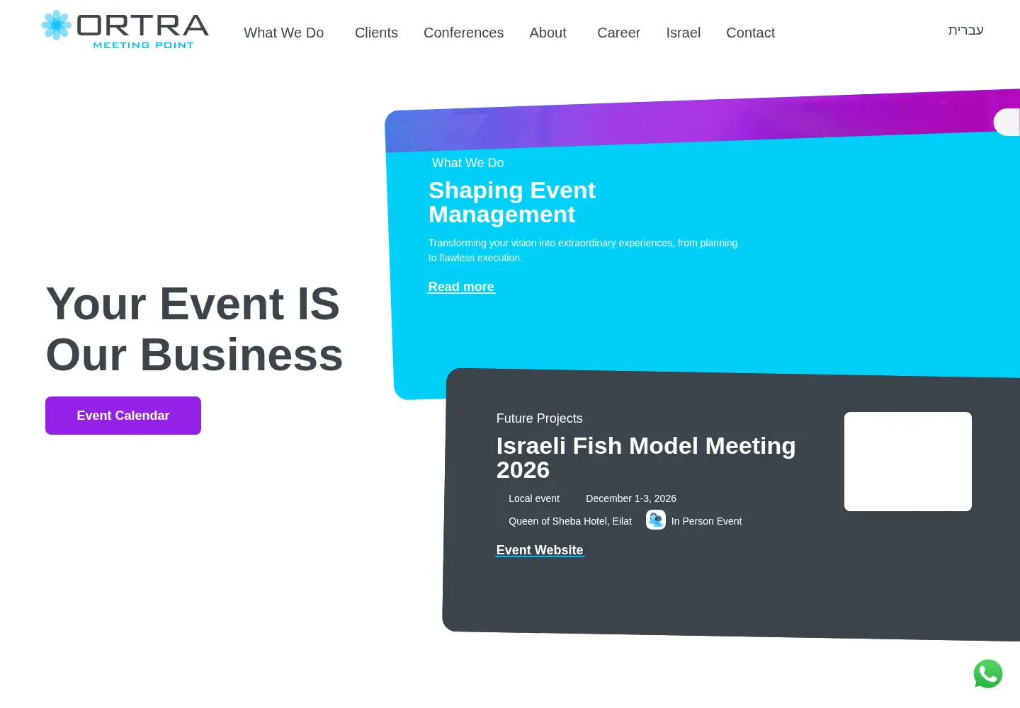Screenshot of ortra.com