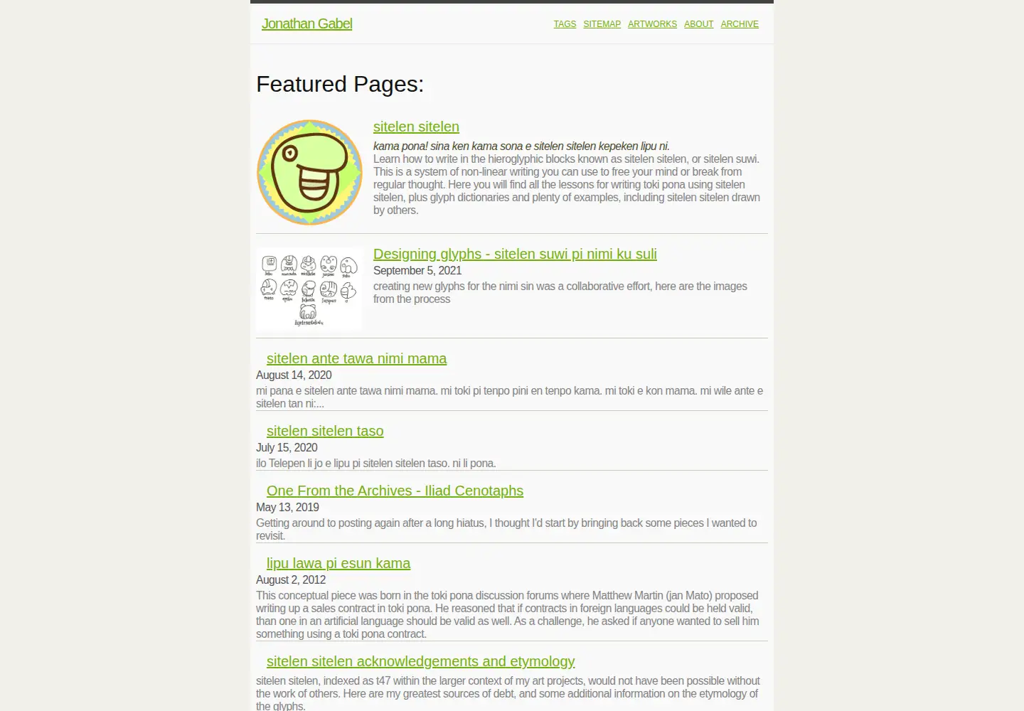 Screenshot of jonathangabel.com
