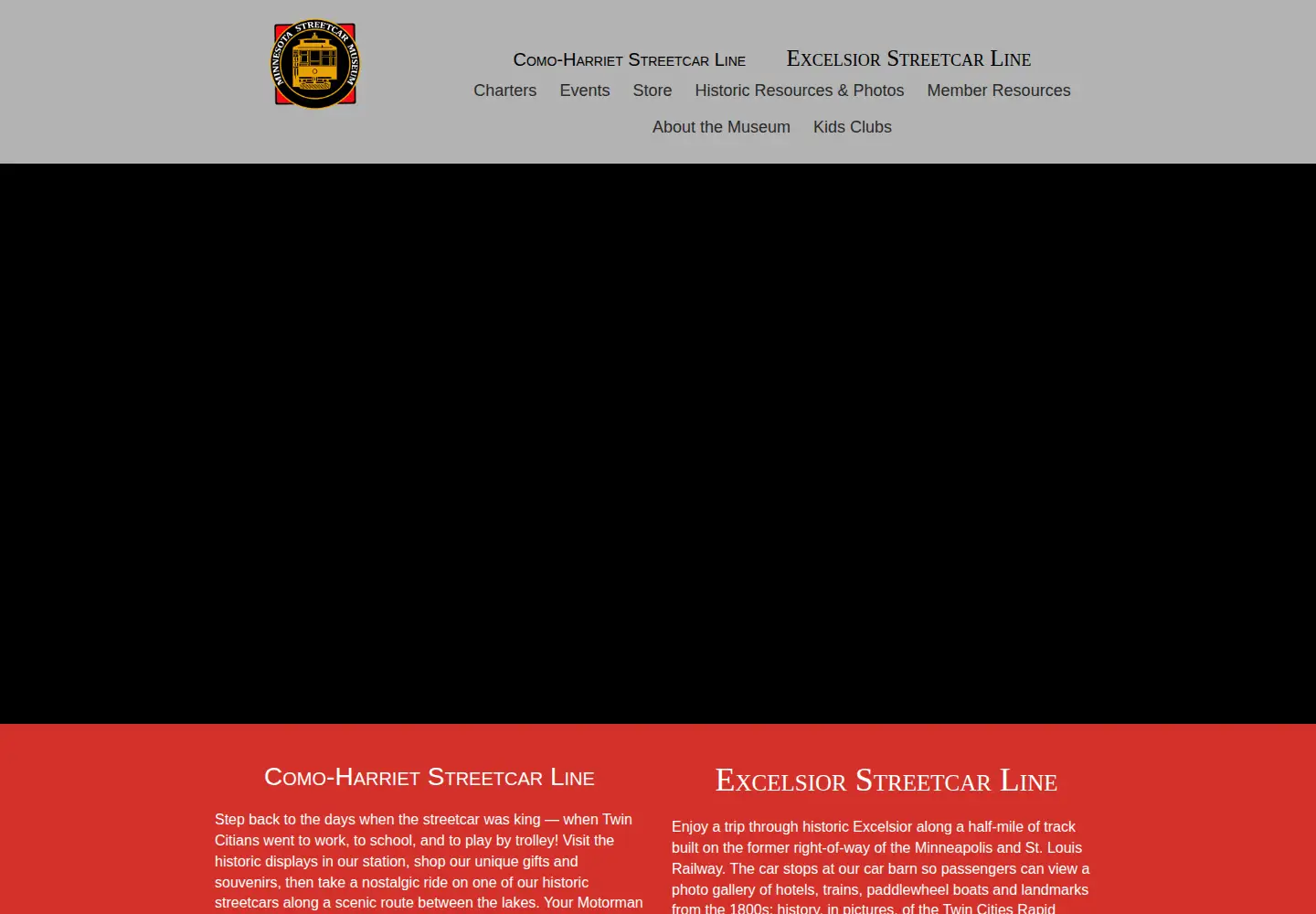 Screenshot of trolleyride.org