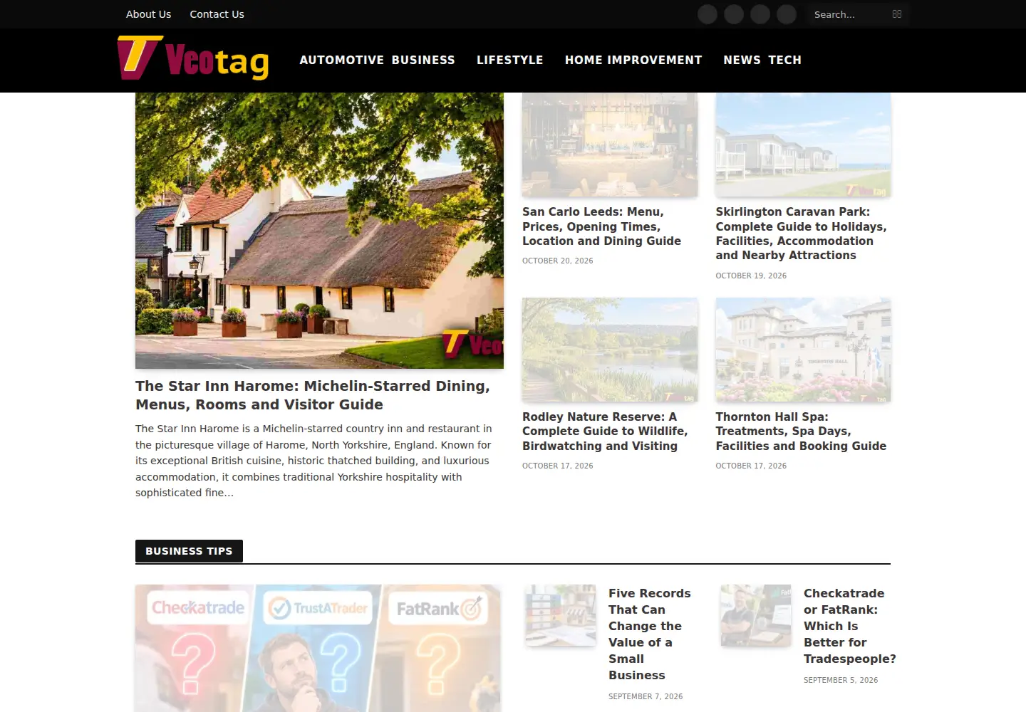 Screenshot of veotag.com