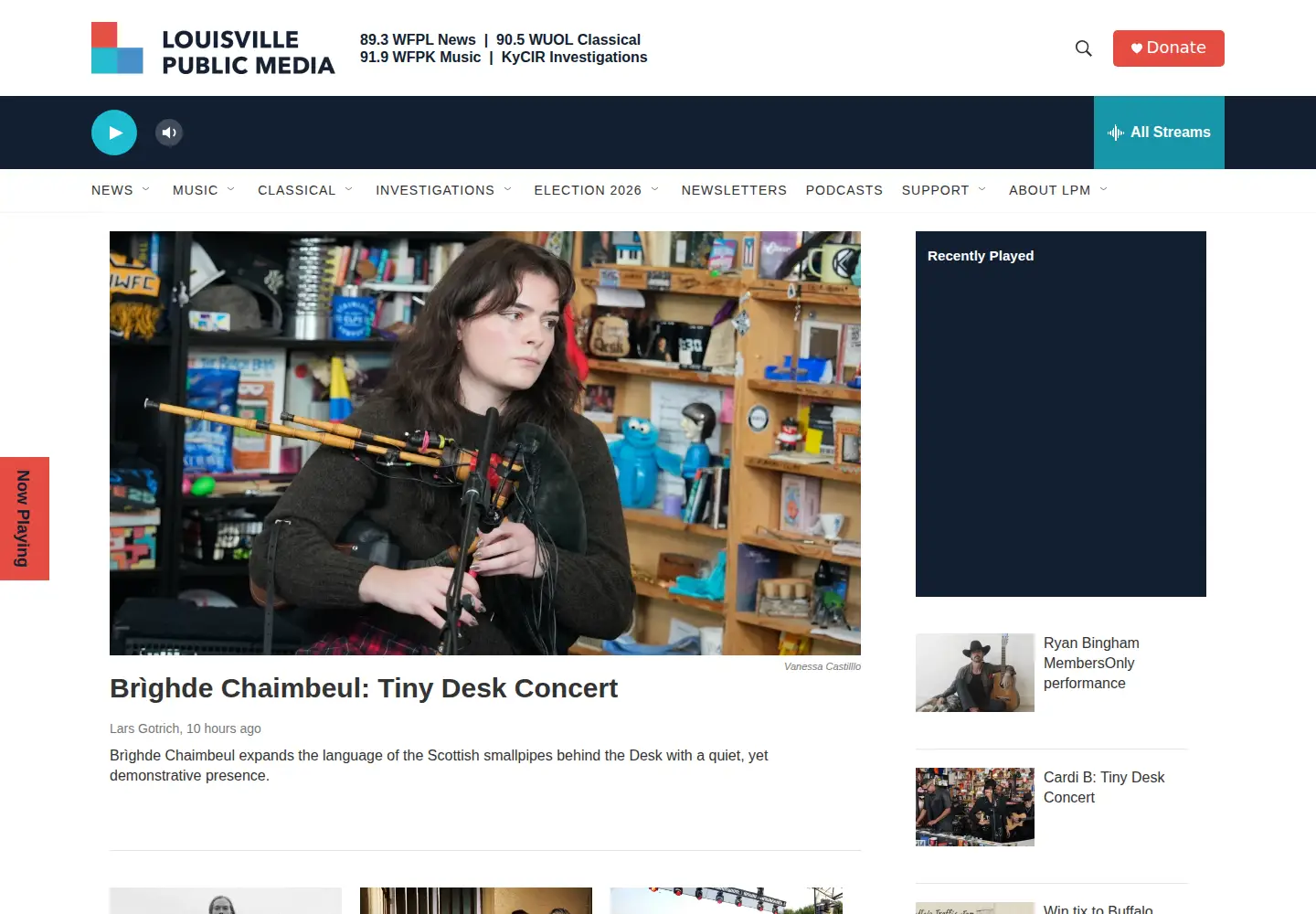 Screenshot of wfpk.org