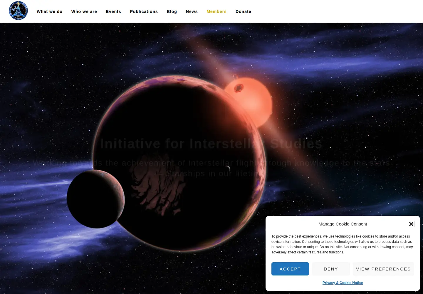 Screenshot of i4is.org