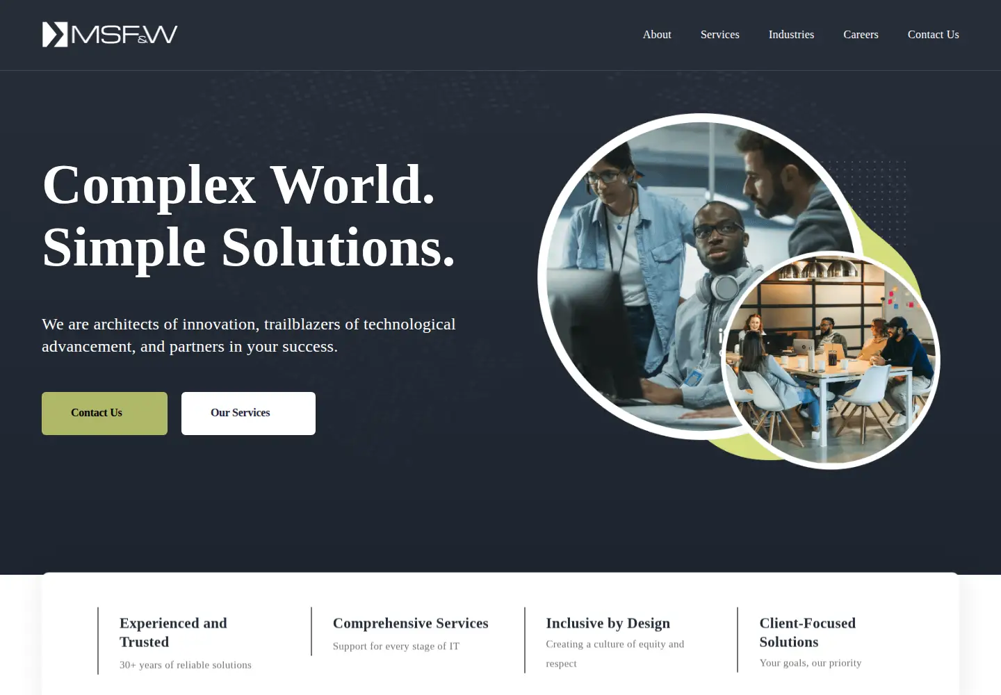 Screenshot of msfw.com