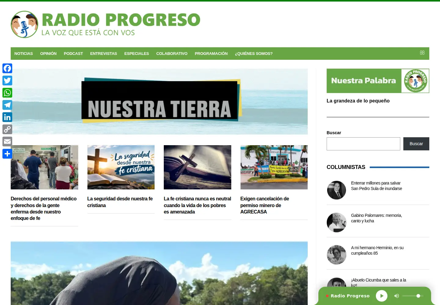 Screenshot of radioprogresohn.net
