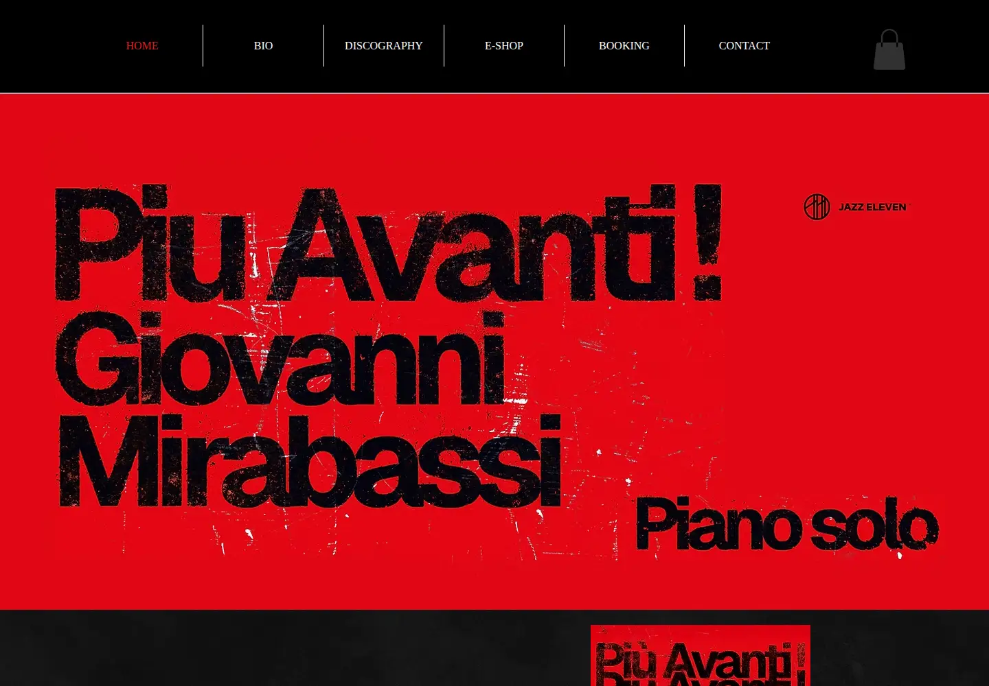 Captured homepage of giovannimirabassi.com in the current scan