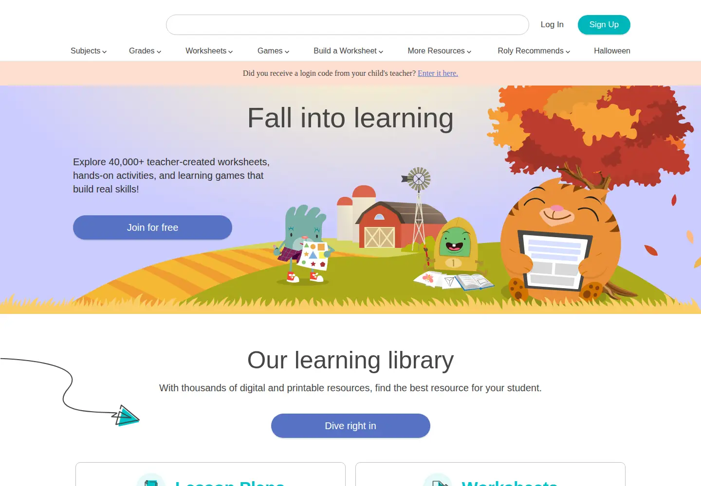 Screenshot of kidsbiology.com