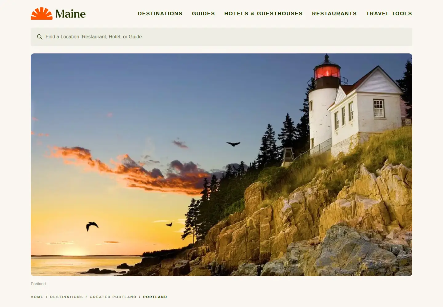 Captured homepage of portlandphoenix.com in the current scan