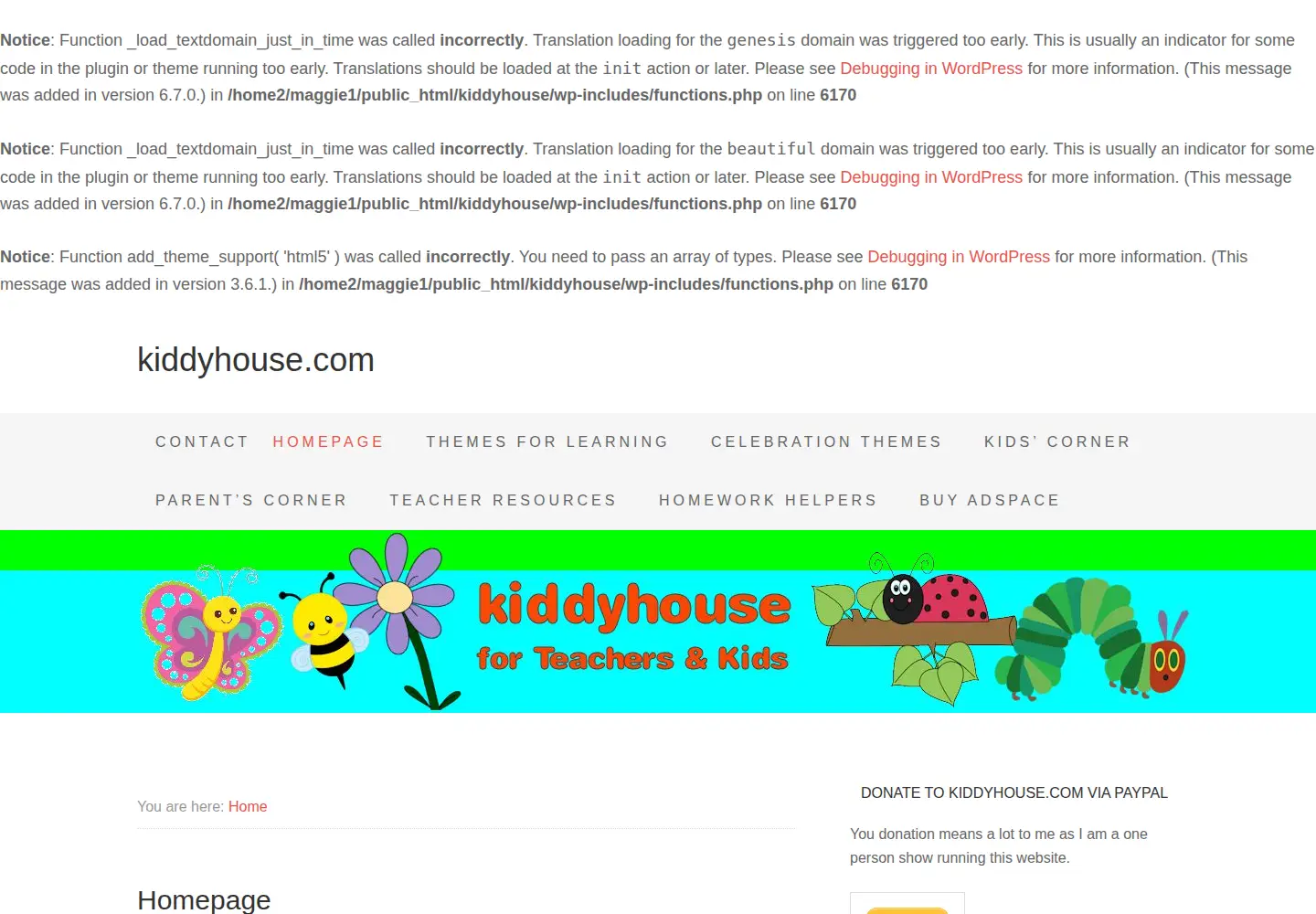 Screenshot of kiddyhouse.com