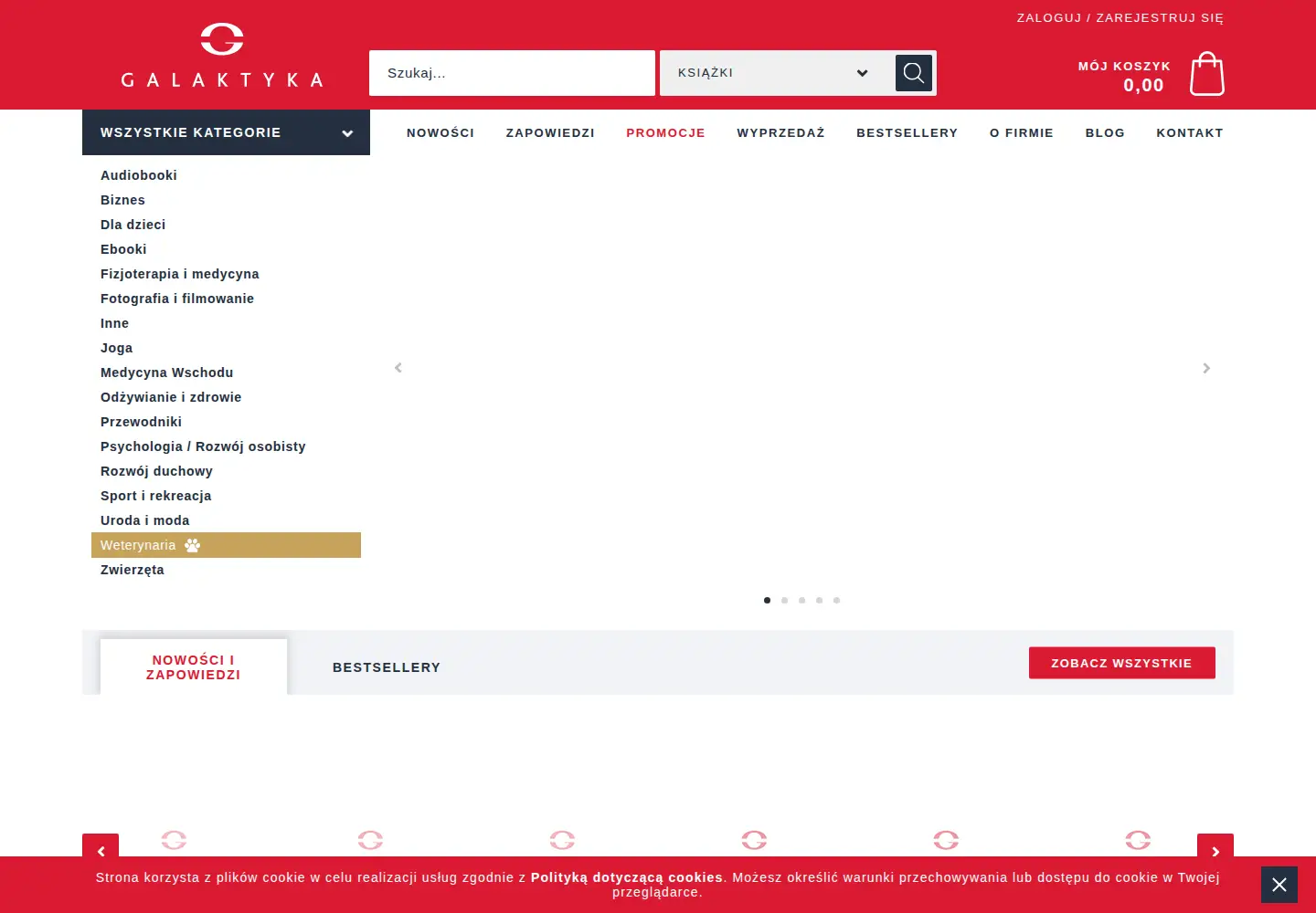 Screenshot of galaktyka.com.pl