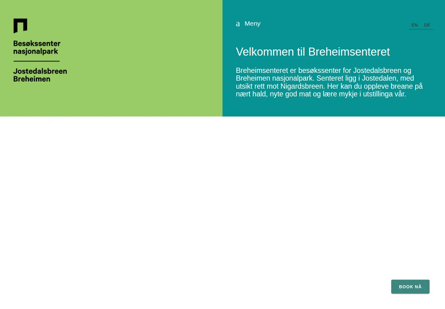 Screenshot of jostedal.com
