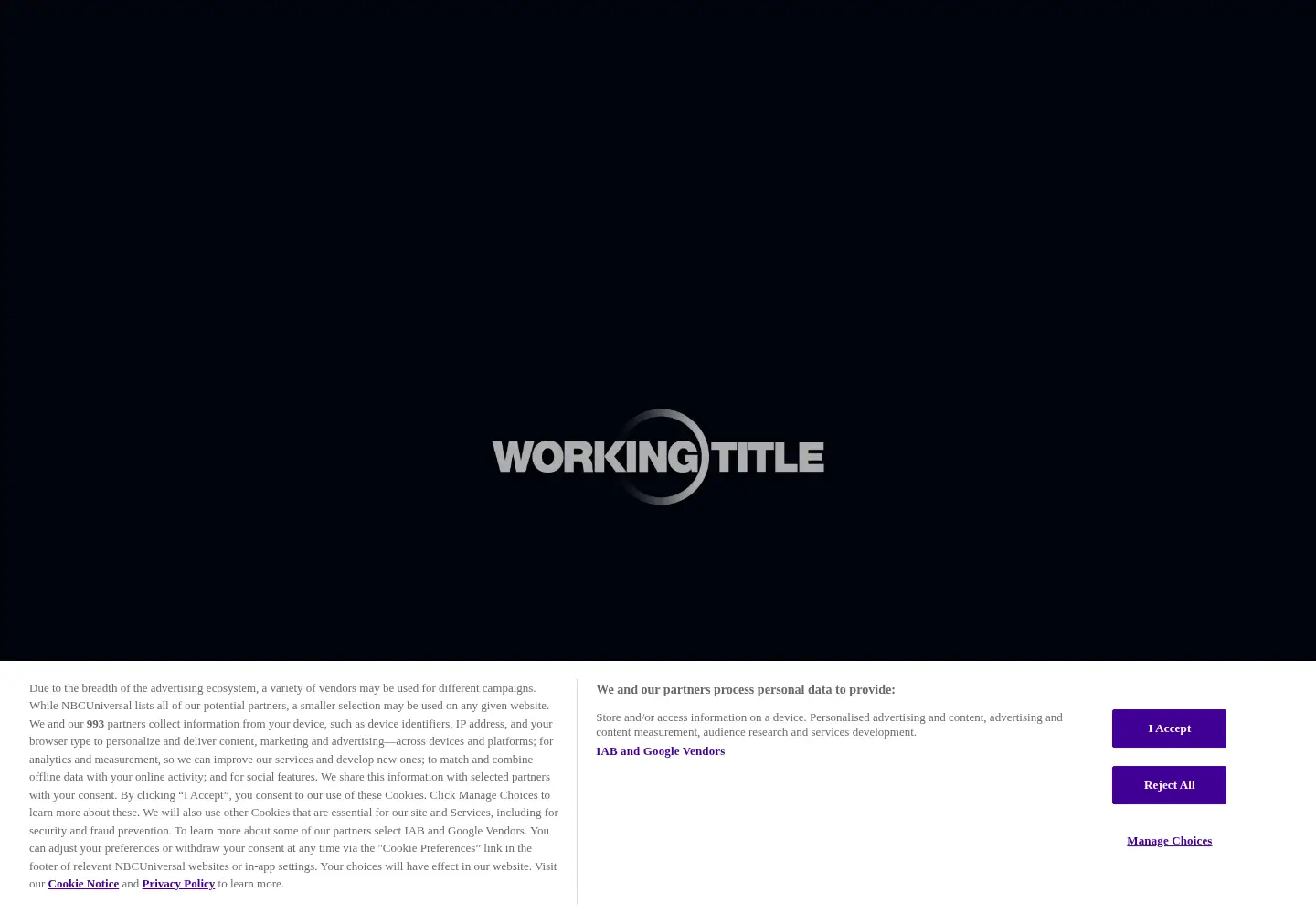 Screenshot of workingtitlefilms.com