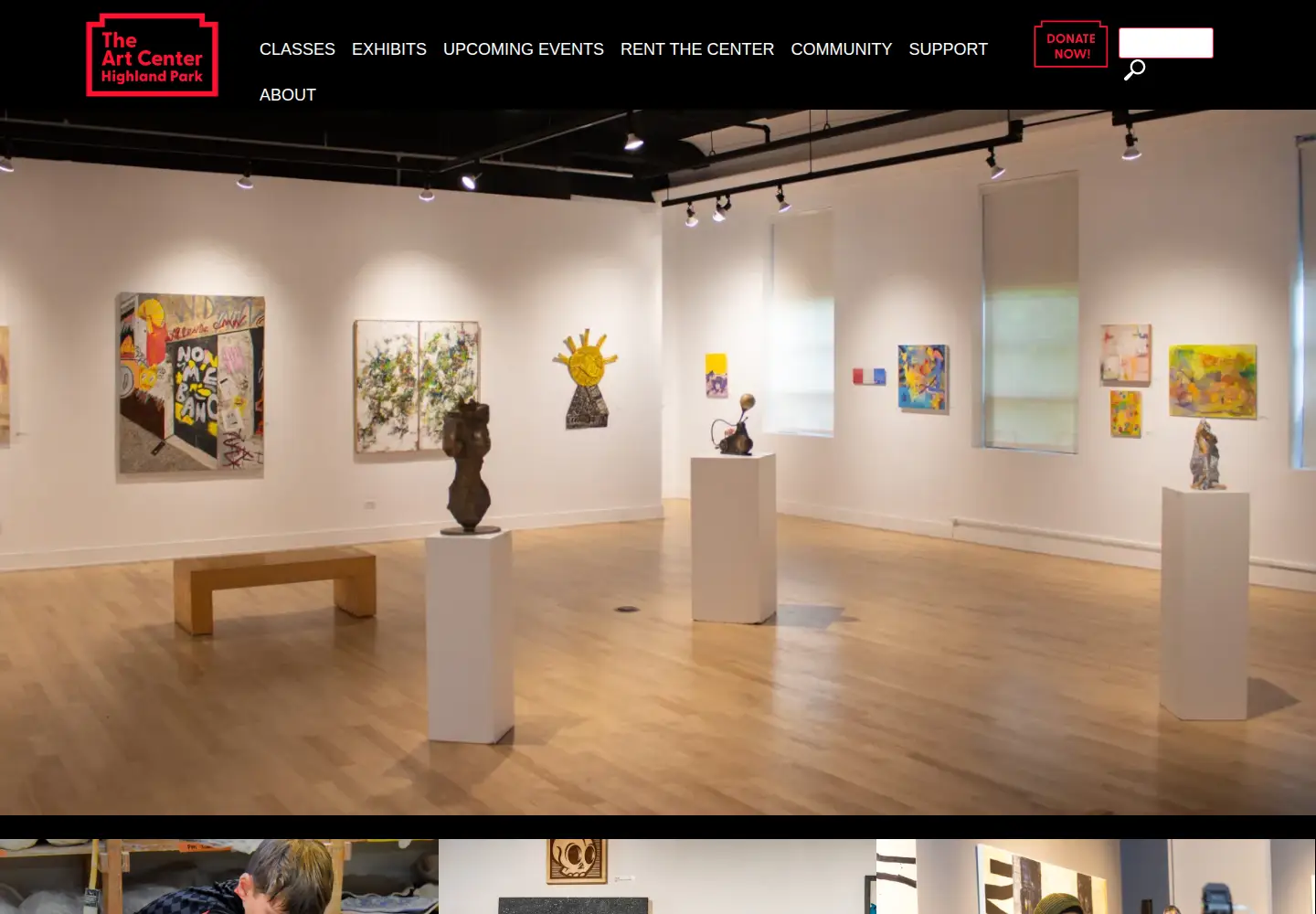 Screenshot of theartcenterhp.org