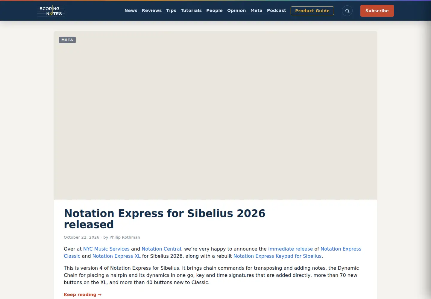 Screenshot of scoringnotes.com