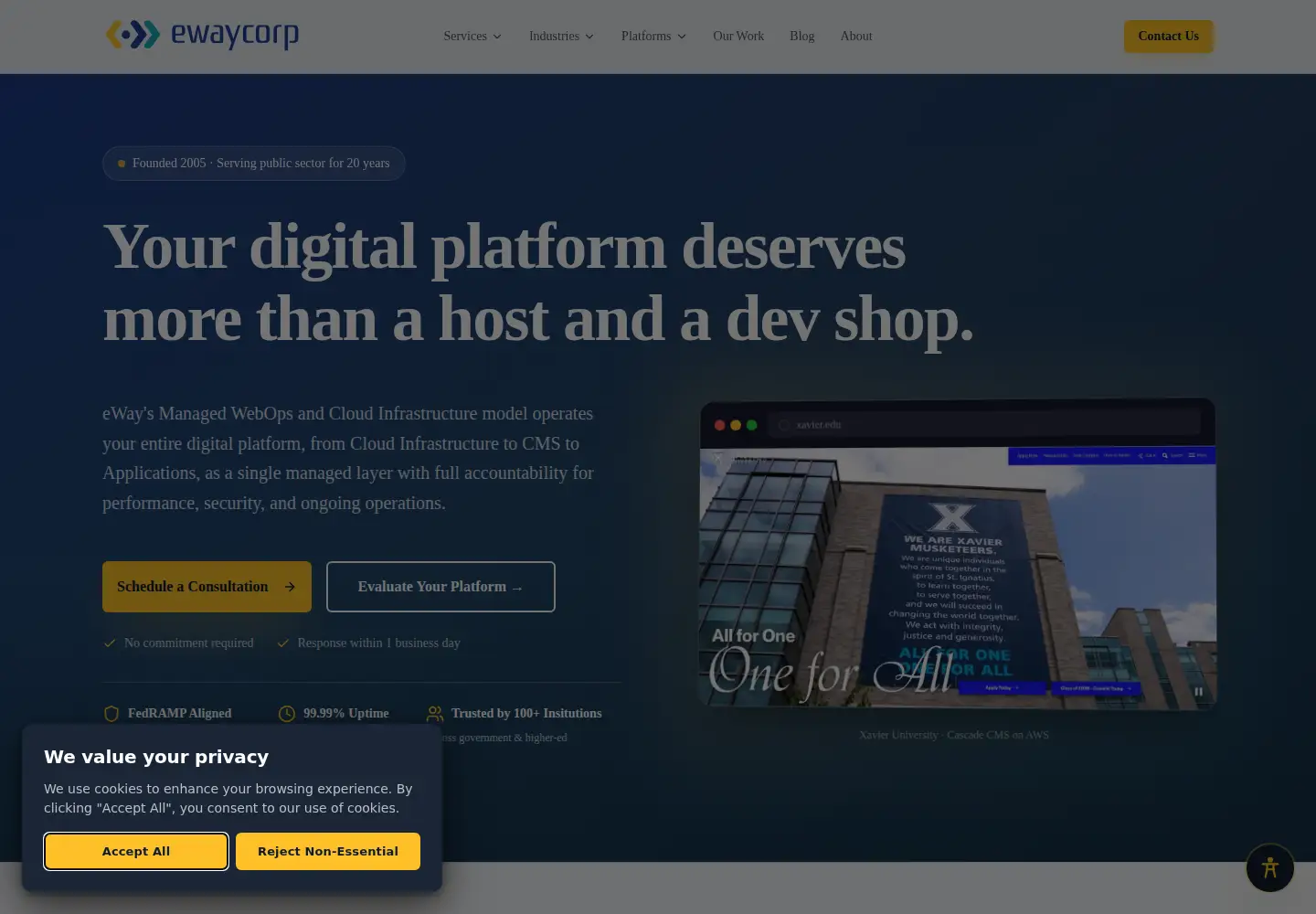 Screenshot of ewaycorp.com