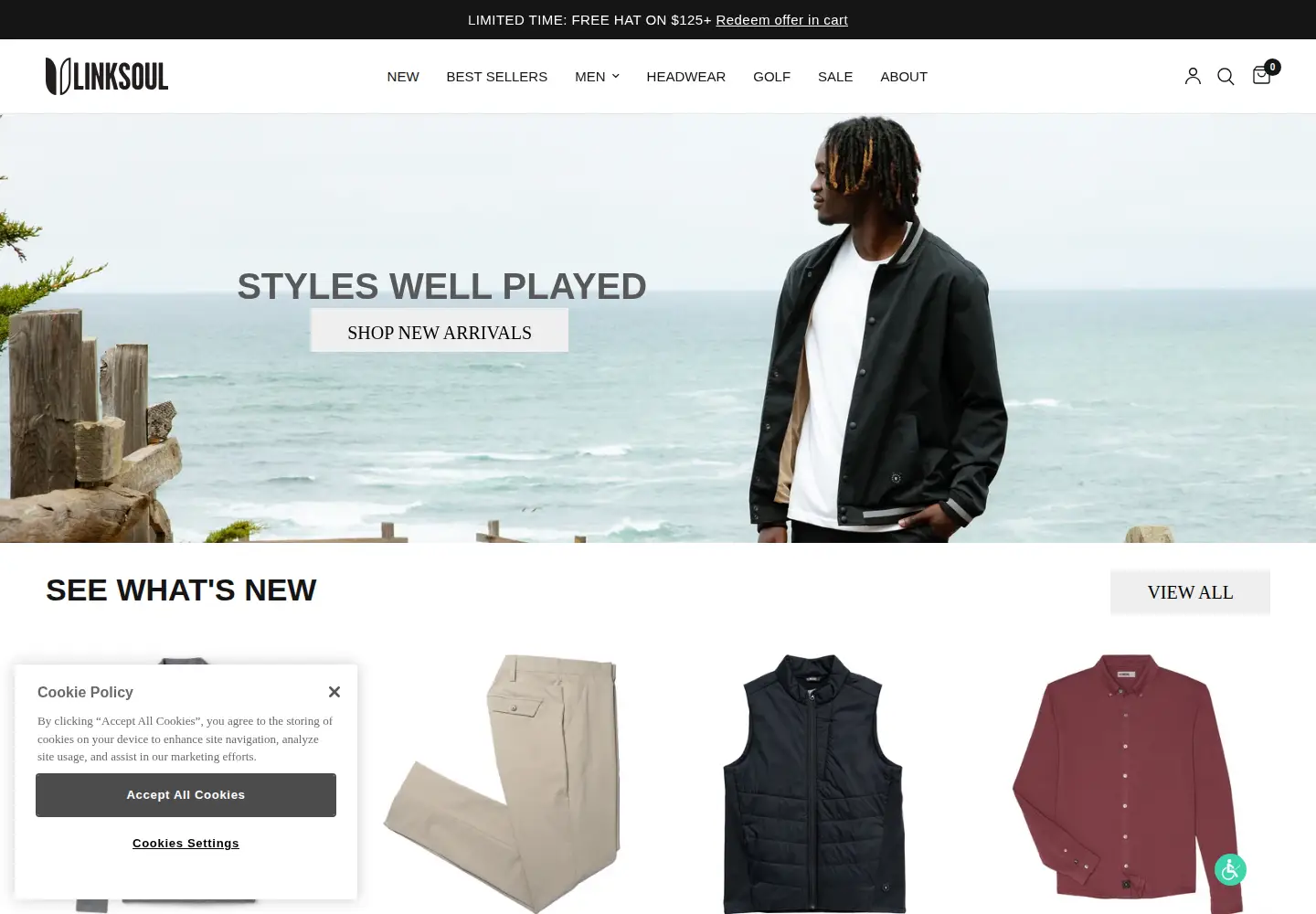 Screenshot of linksoul.com