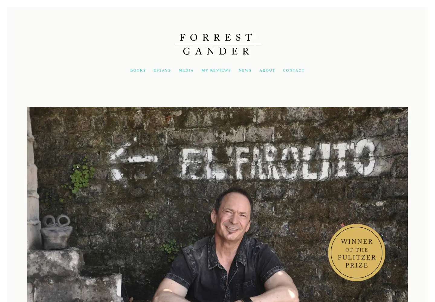 Screenshot of forrestgander.com