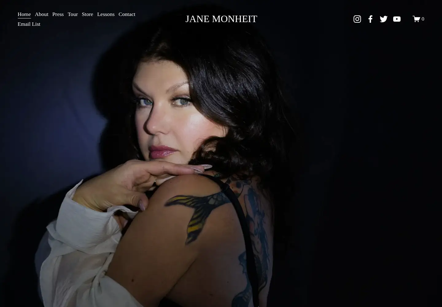 Screenshot of janemonheitonline.com