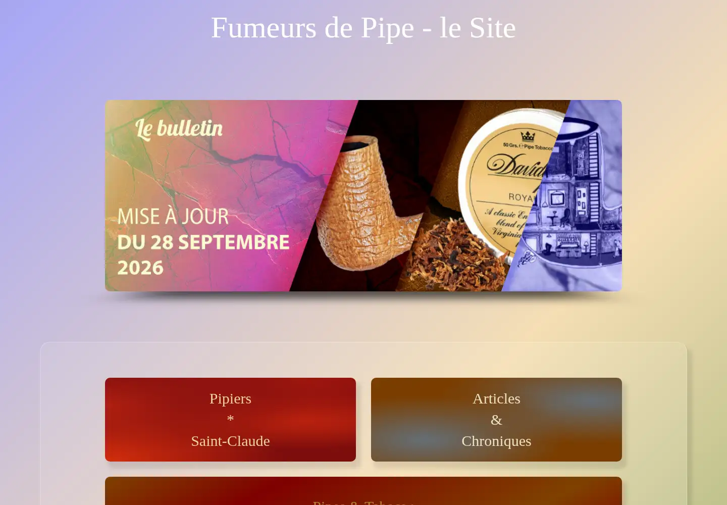 Screenshot of fumeursdepipe.net
