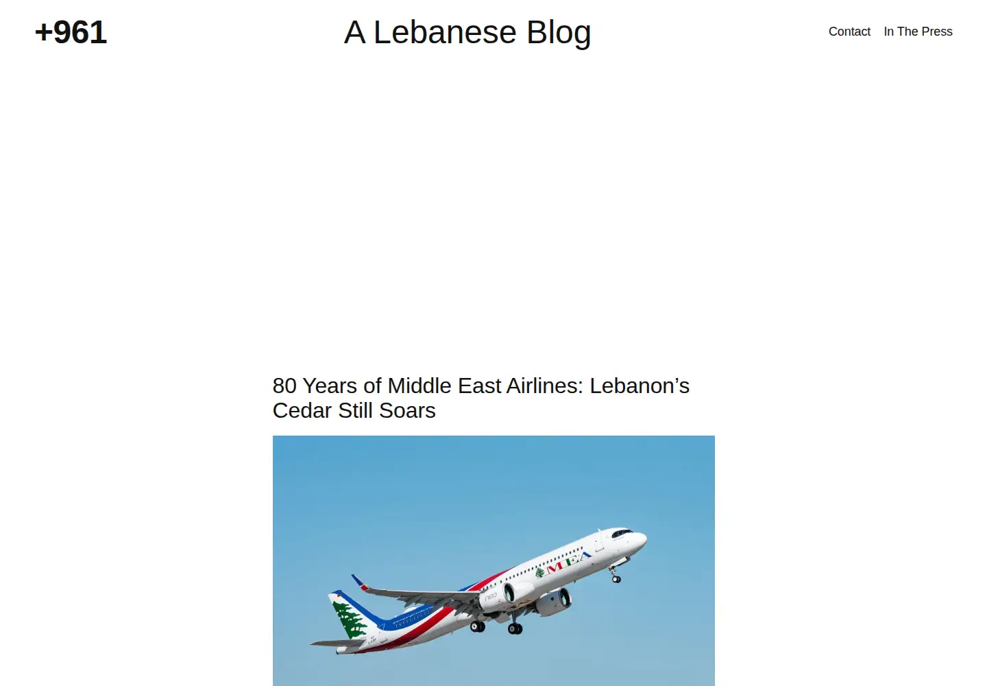 Screenshot of plus961.com
