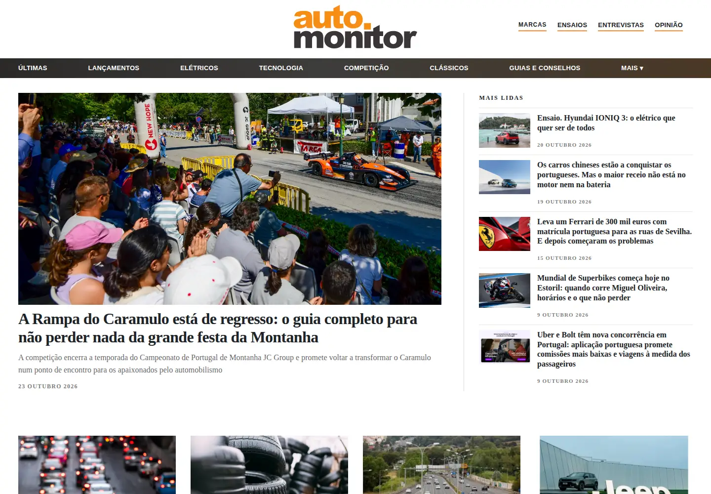 Screenshot of automonitor.pt
