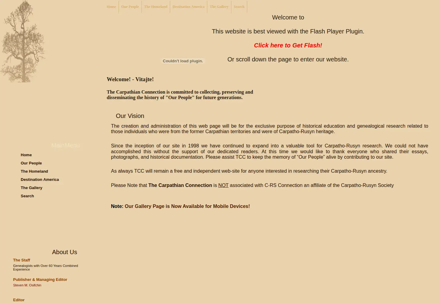 Screenshot of tccweb.org