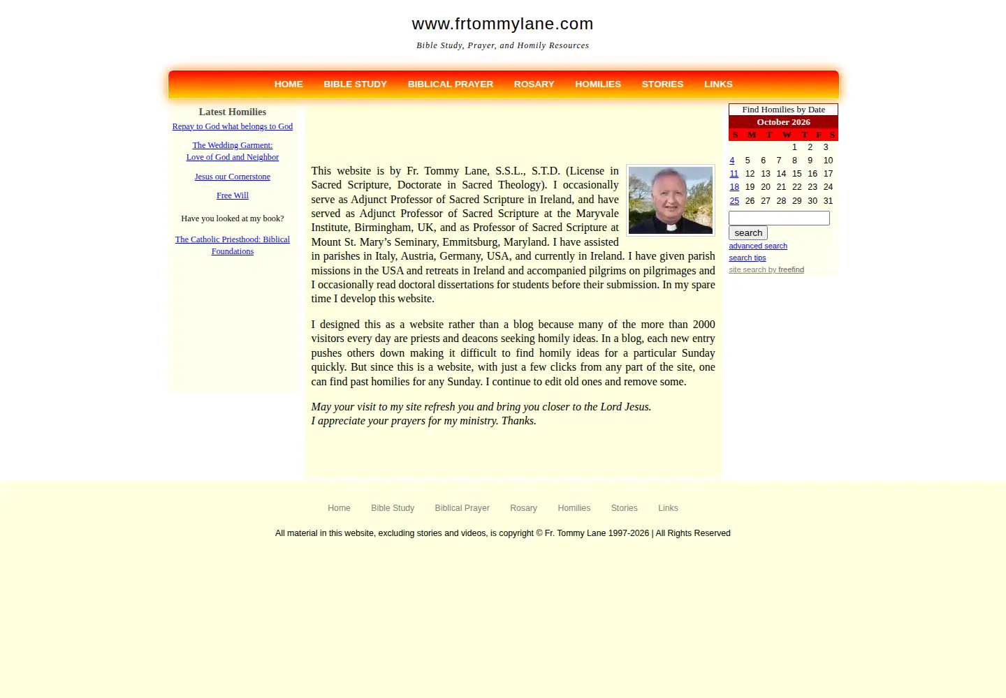 Screenshot of frtommylane.com
