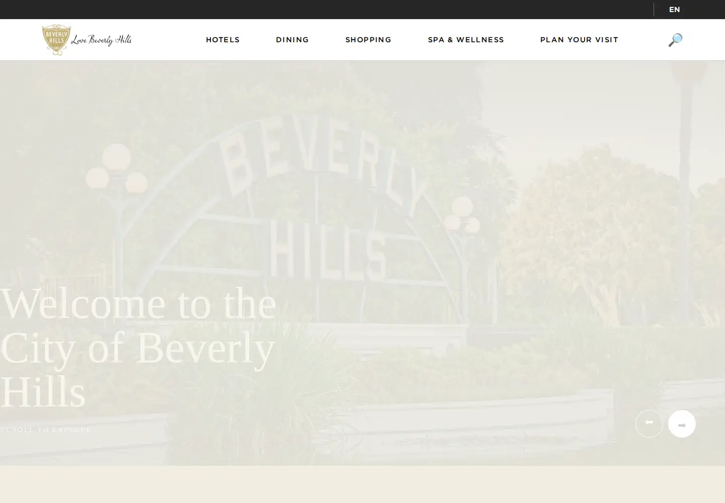 Screenshot of lovebeverlyhills.com