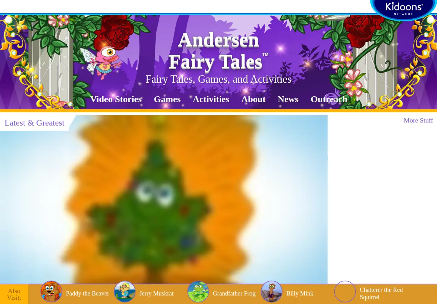 Screenshot of andersenfairytales.com