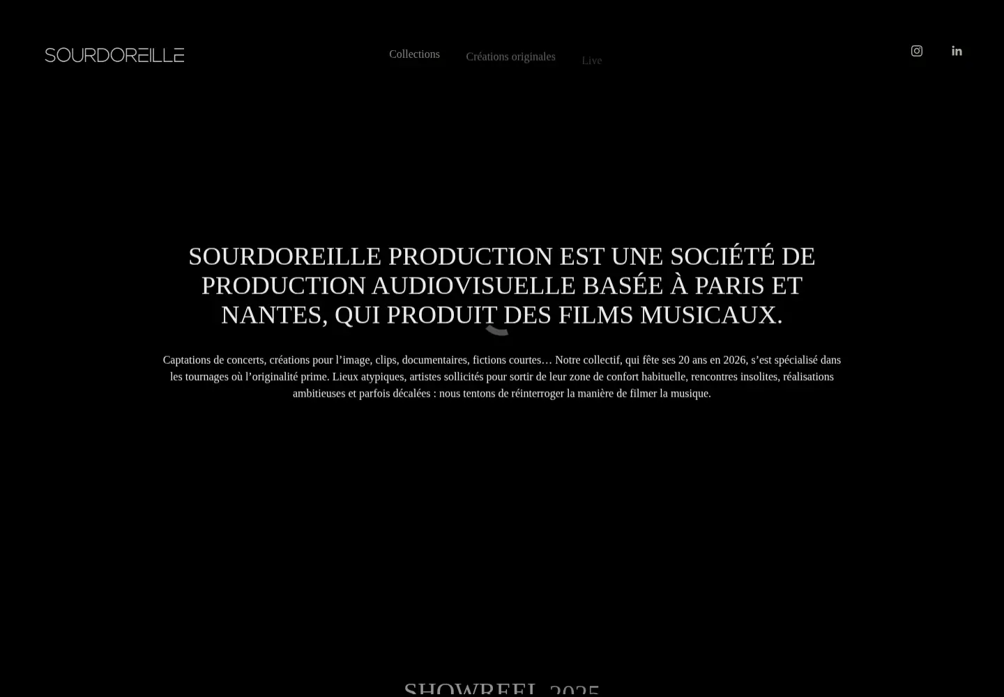 Screenshot of sourdoreille.net