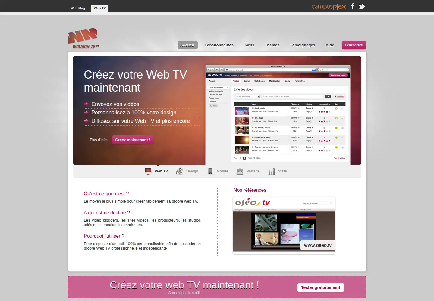 Screenshot of wmaker.tv