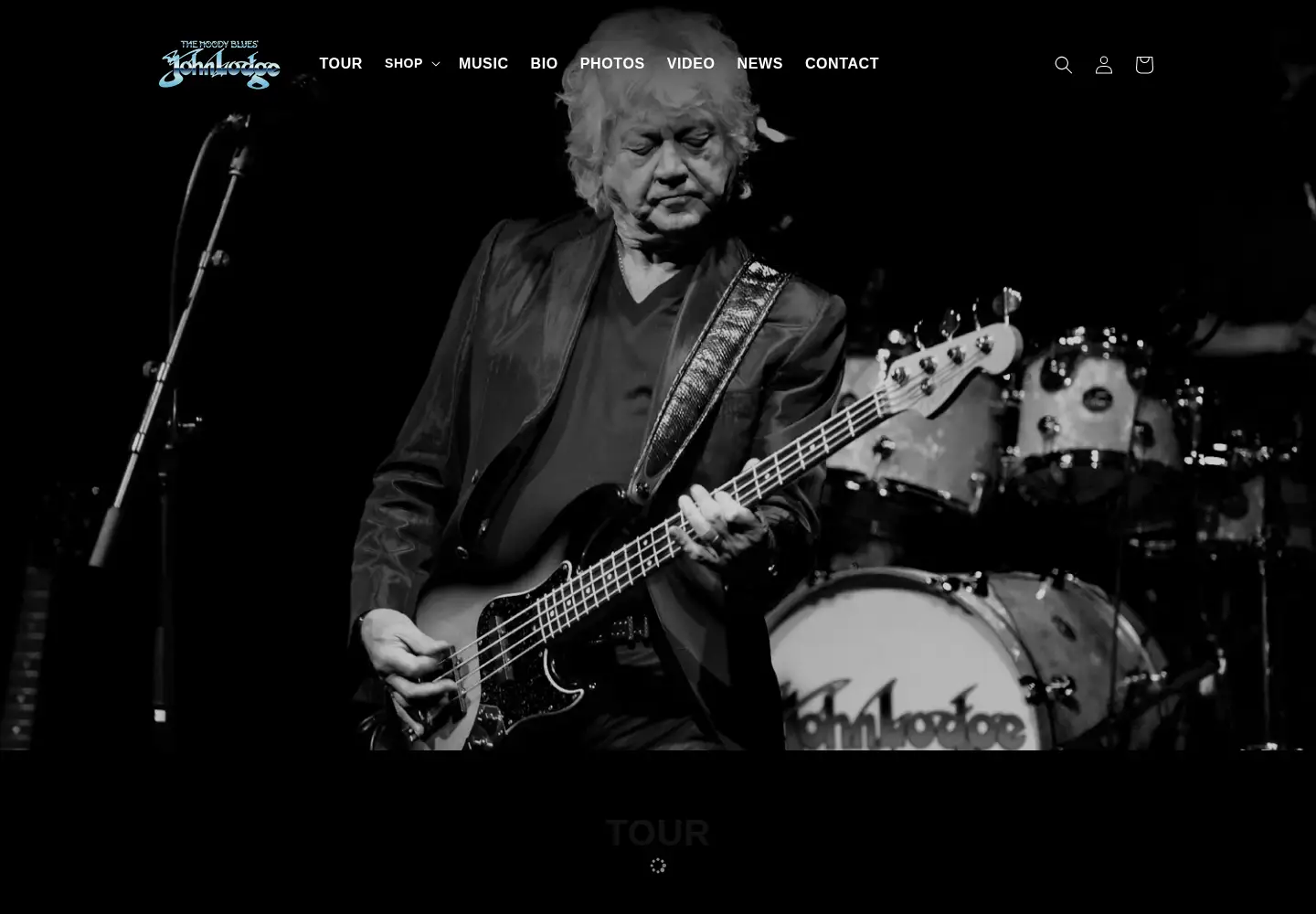 Captured homepage of johnlodge.com in the current scan