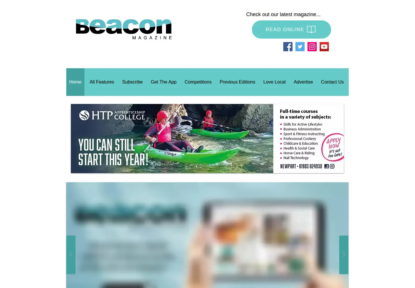 Screenshot of iwbeacon.com