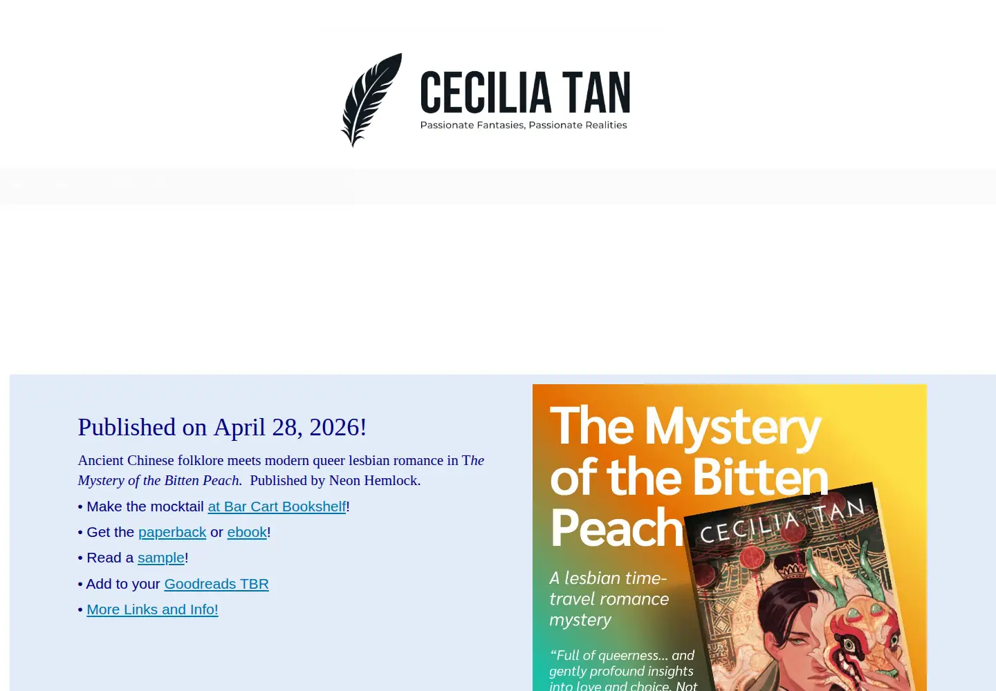 Screenshot of ceciliatan.com