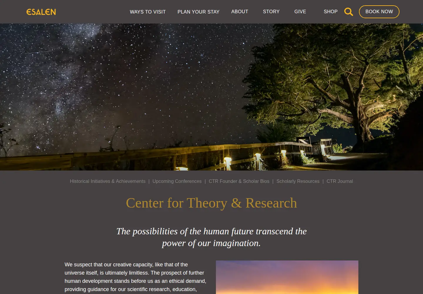 Screenshot of esalenctr.org