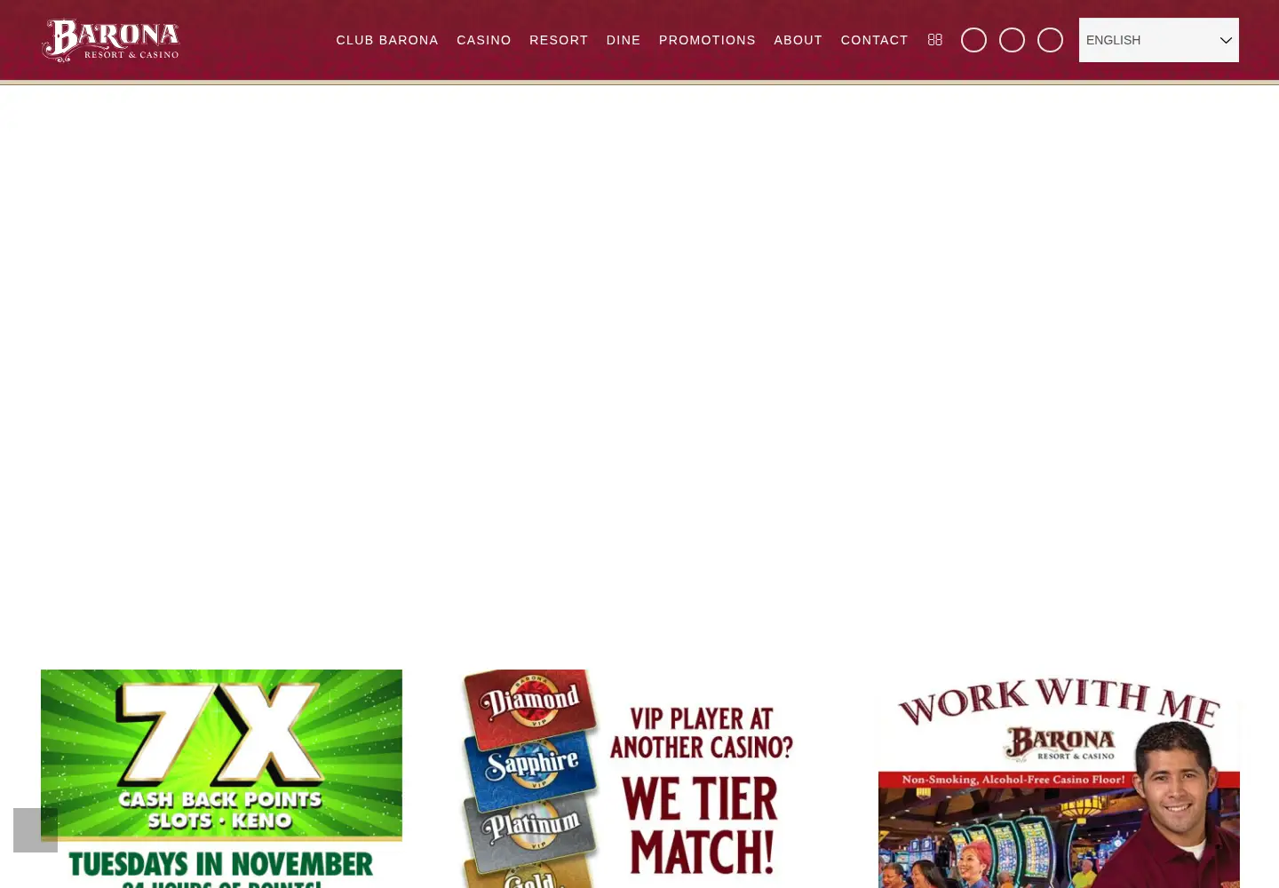 Screenshot of barona.com