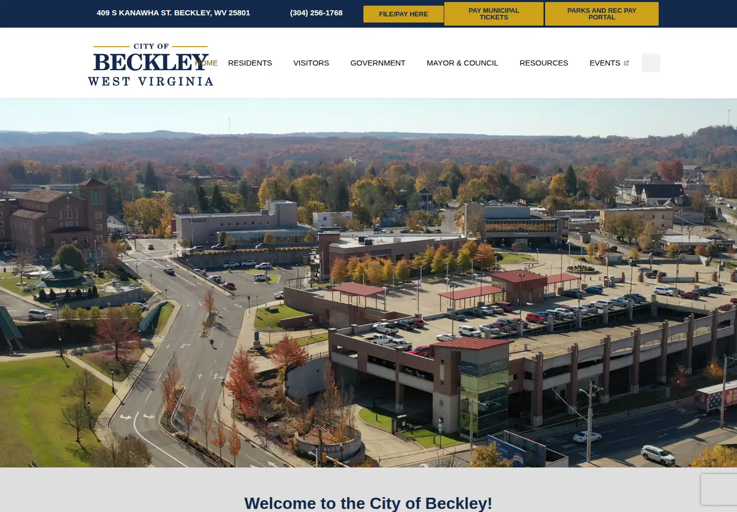 Screenshot of beckley.org
