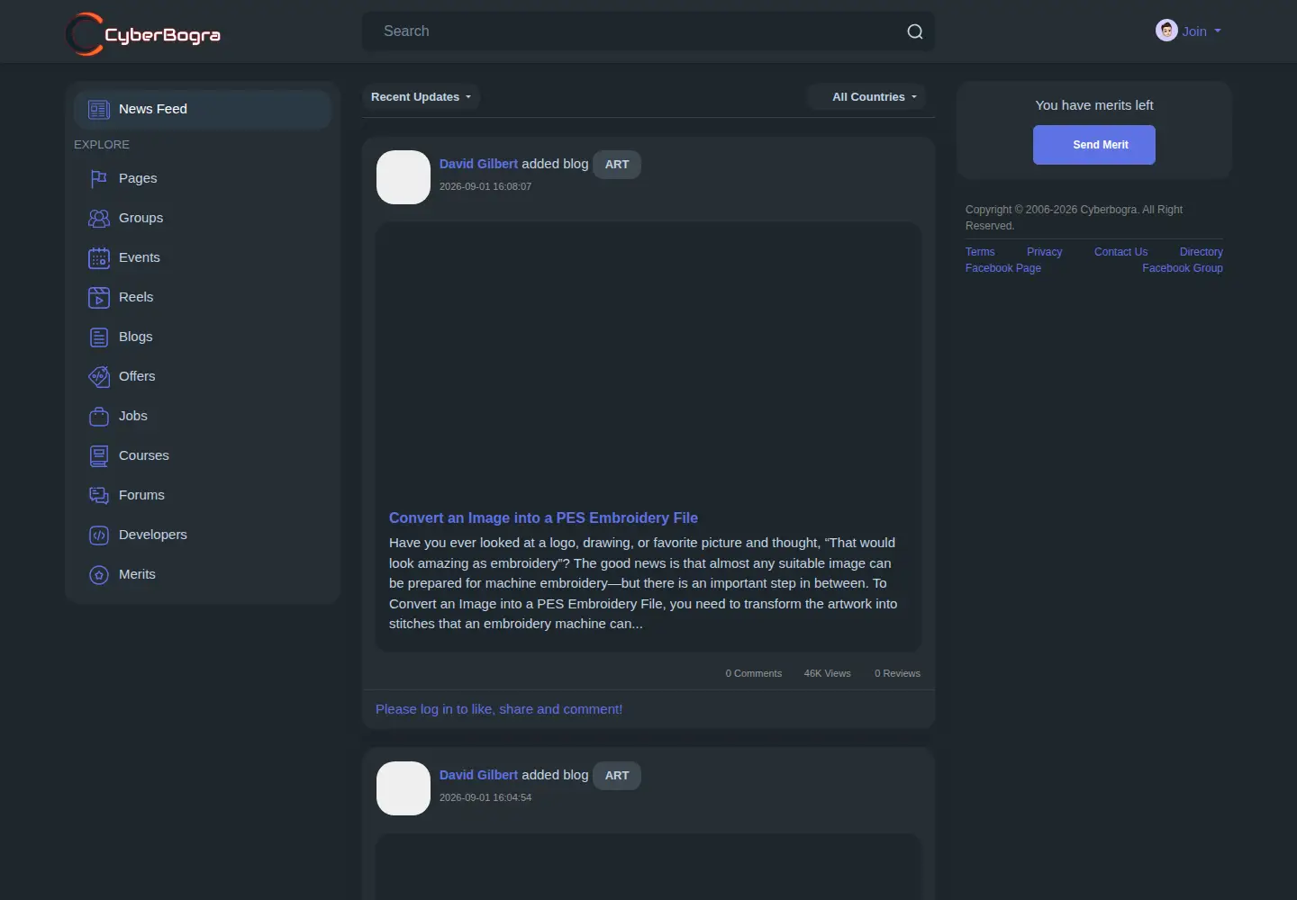 Screenshot of cyberbogra.com